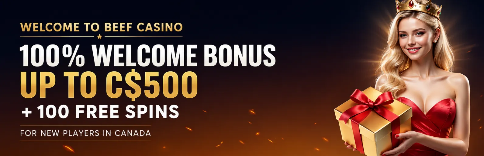 Beef C$900 600 free spins across your first three deposits